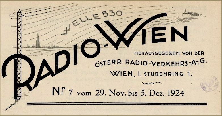 Logo der Zeitschrift Radio Wien