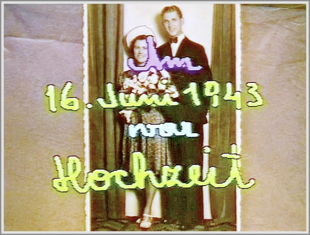 Hochzeitsfoto aus Sammlung J.: Videostill aus Die Geschichte unseres Lebens