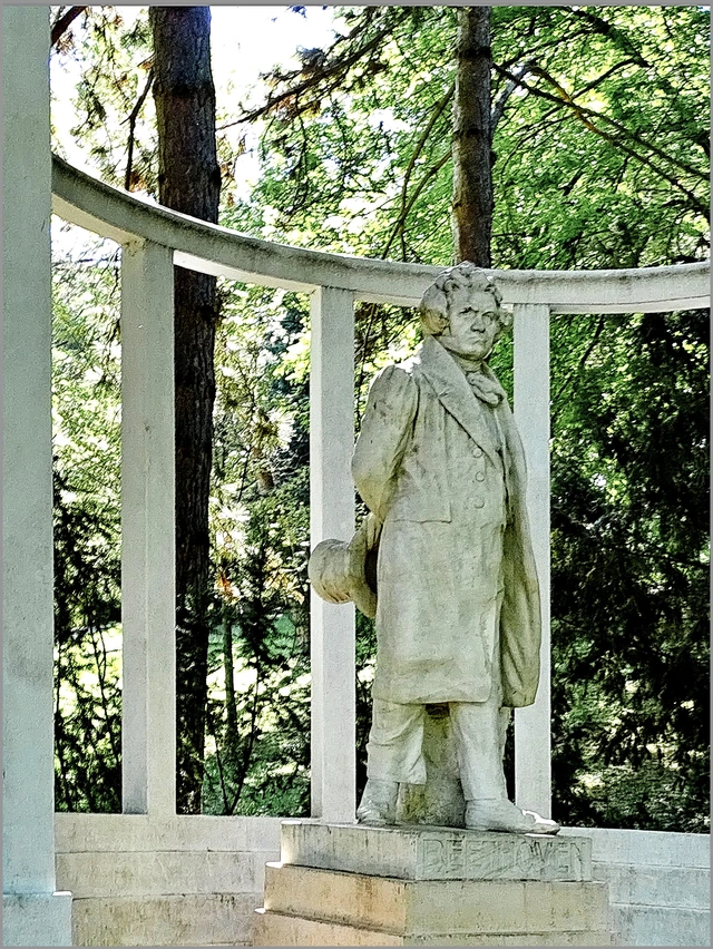 The Beethoven monument in Heiligenstädter Park, Vienna