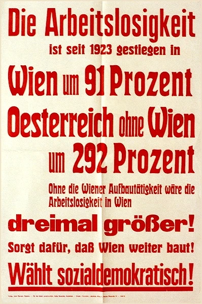 Wien - Wahlplakat - 1930 