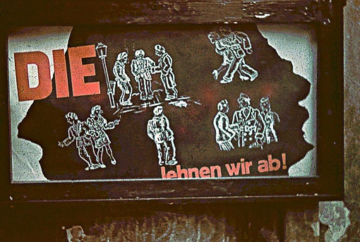 “Against Schlurfs”: a poster in Vienna during the Nazi era