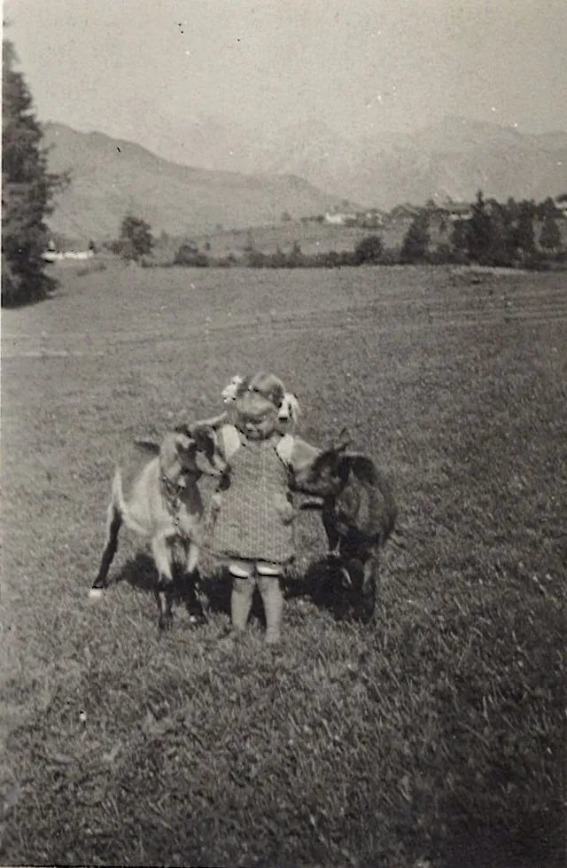 Rosa Edinger als Kind, 1940er-Jahre