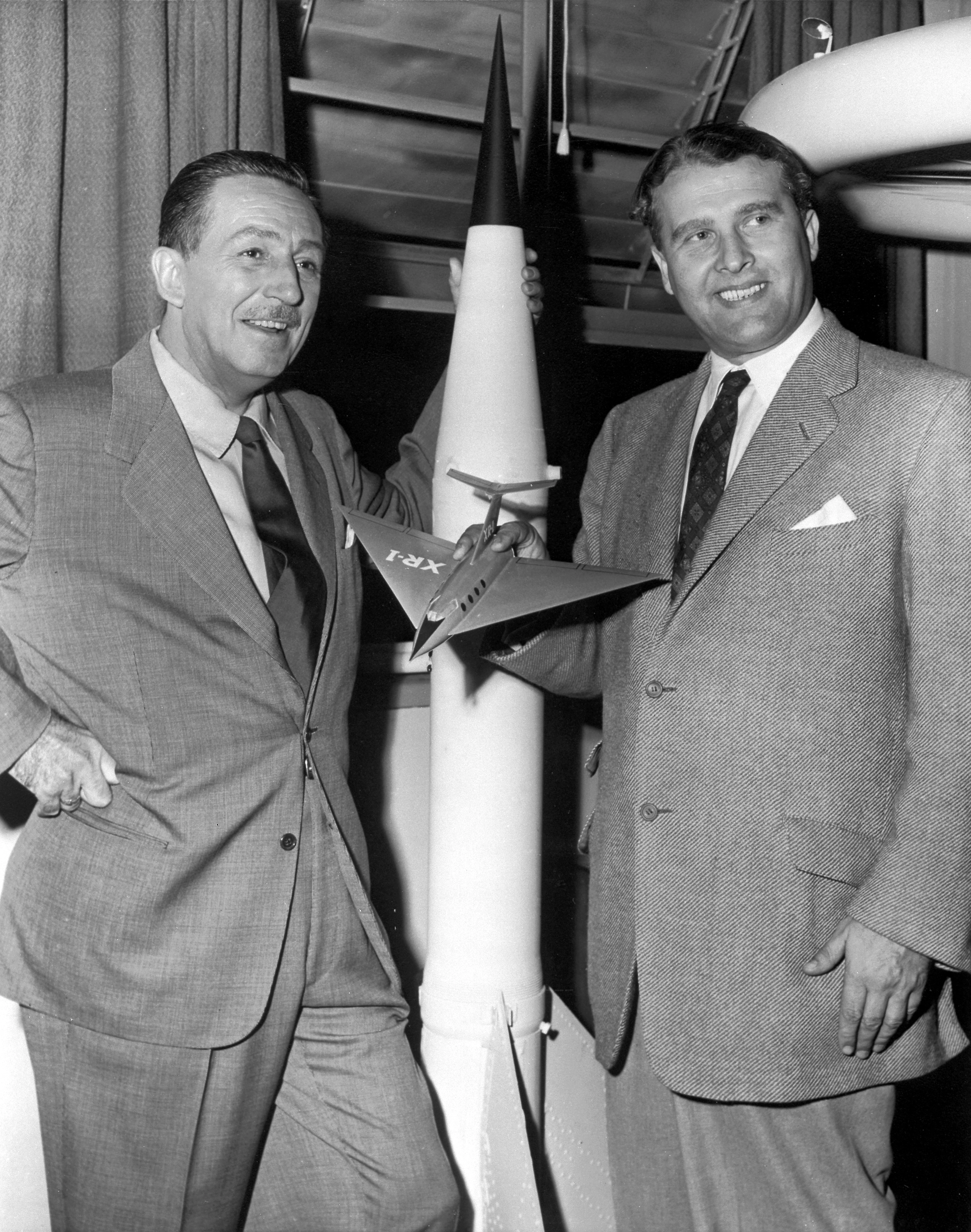 Walt Disney und Wernher von Braun