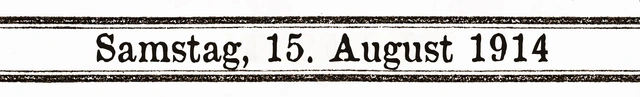 15. August 1914