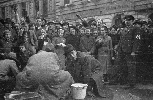 Antisemitische Ausschreitungen in Wien 1938