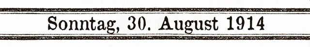  30. August 1914