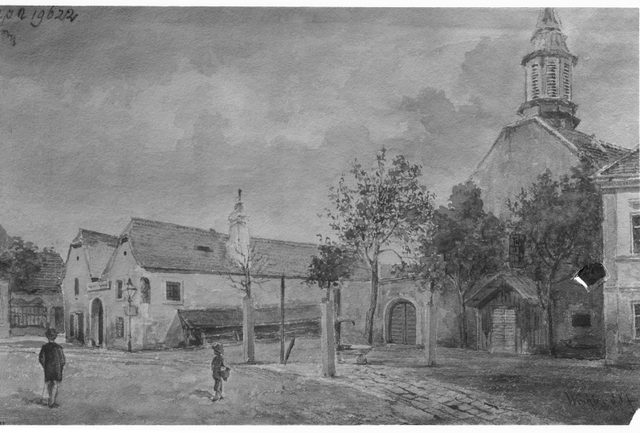 <p>Pfarrplatz (1838)</p>