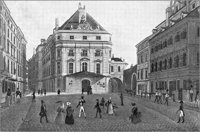 The Kärntnertortheater, venue for the first performance of the second revision of Fidelio and of Beethoven’s Symphony No. 9 in D minor op. 125