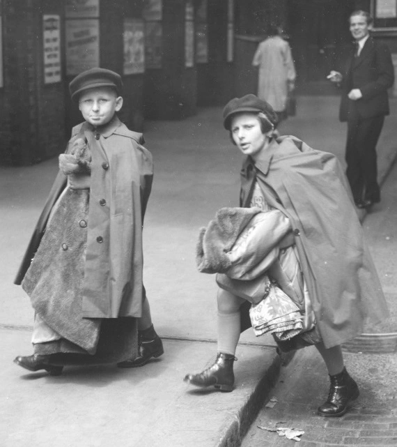 <p>Aus Wien geflüchtete Kinder in London (1939)</p>