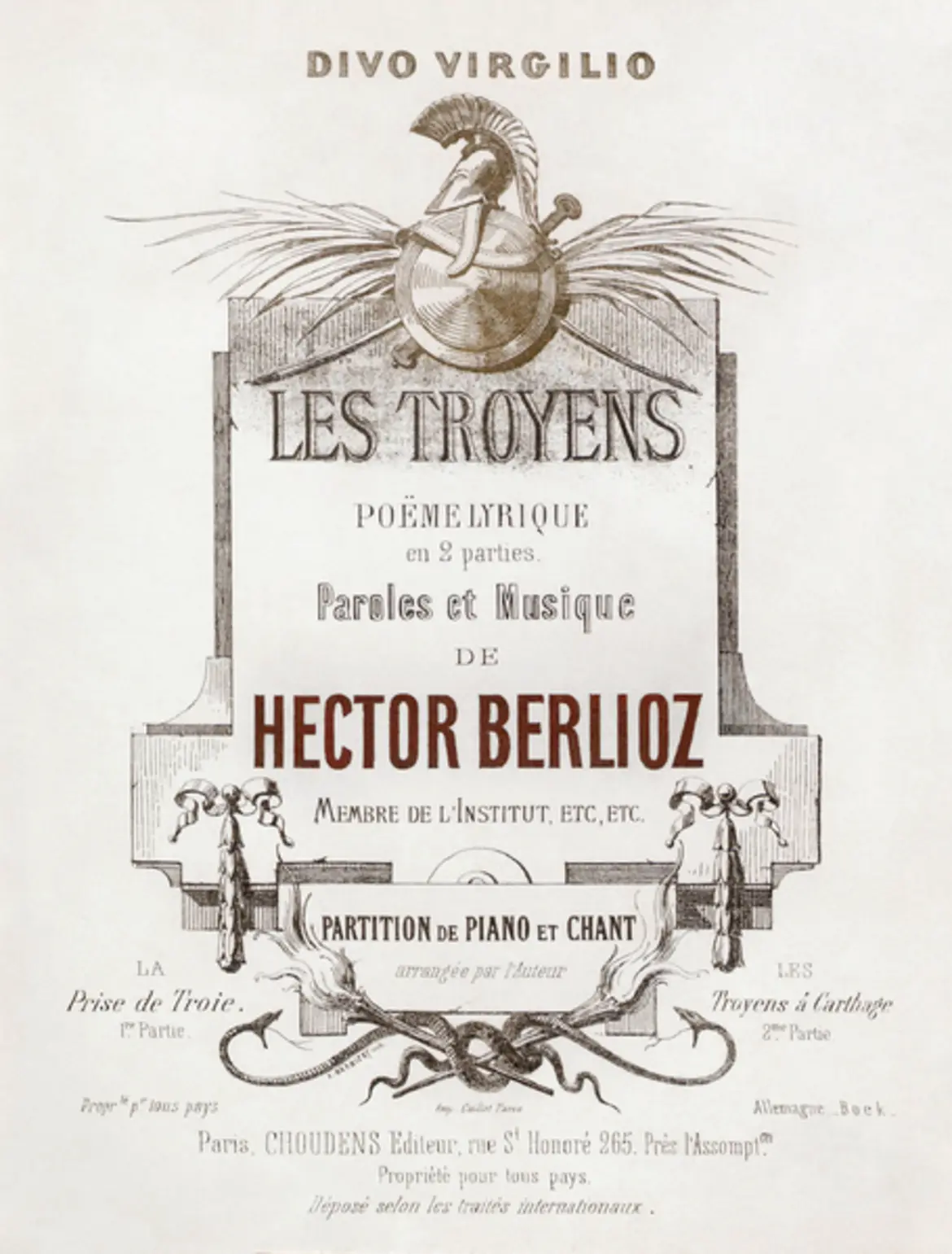 Partitur "Les Troyens"