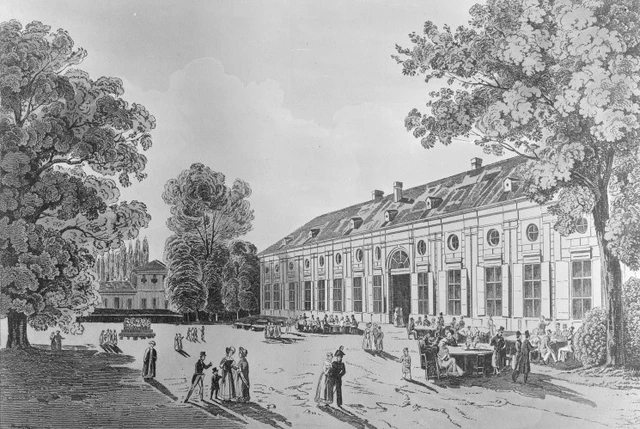 <p>Konzerthalle, Palais Augarten (um 1822)</p>