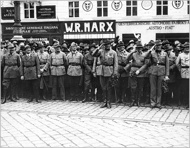 Heimwehr-Aufmarsch um 1930