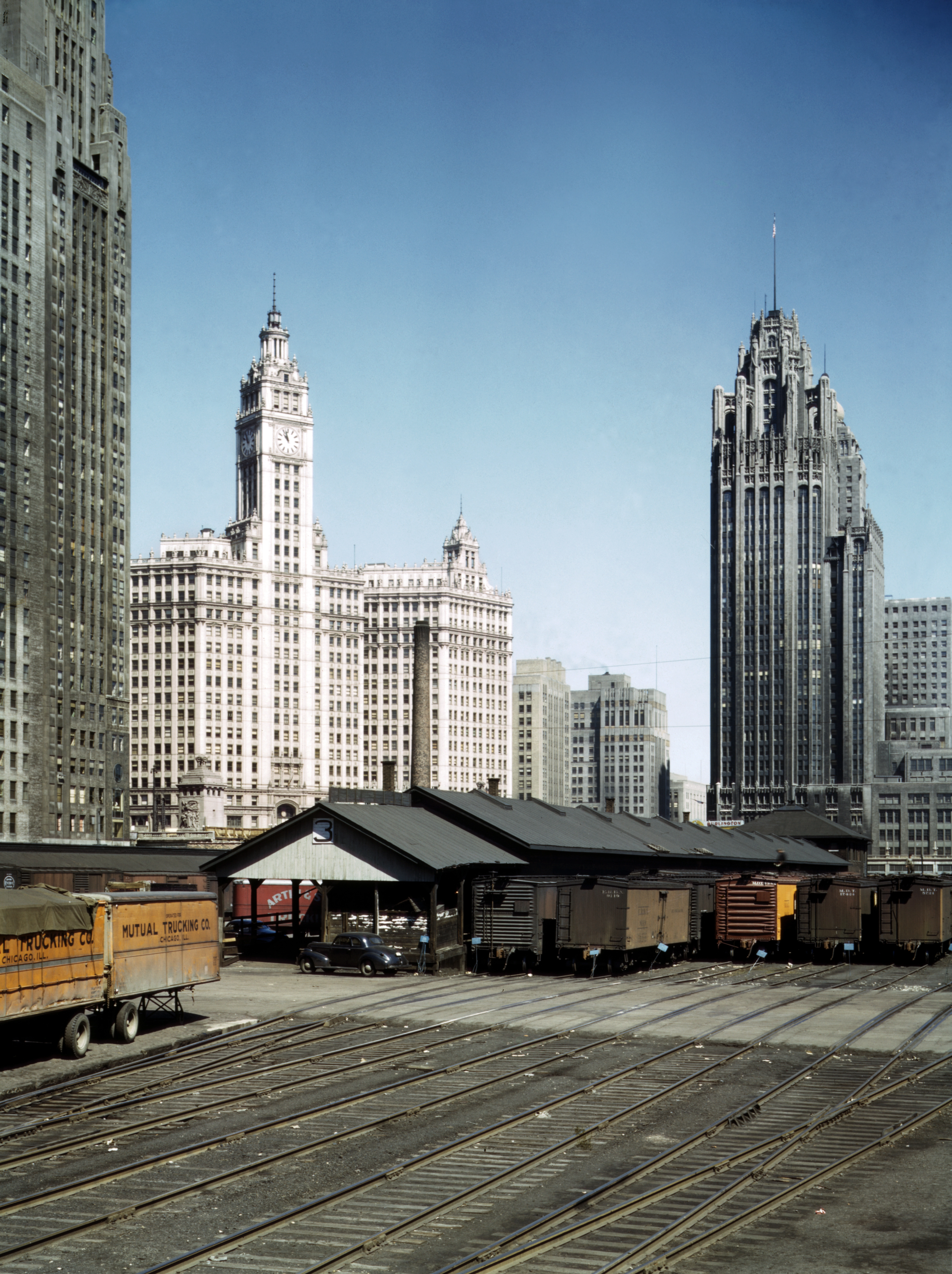 Wrigley-Building in Chicago. Sitz des Art-Clubs