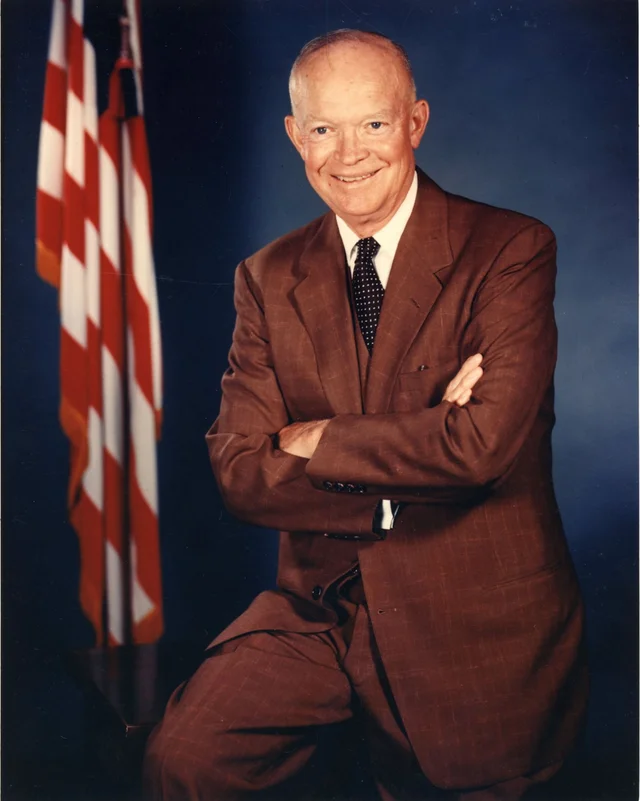 Offizielles Portrait von US-Präsident Eisenhower