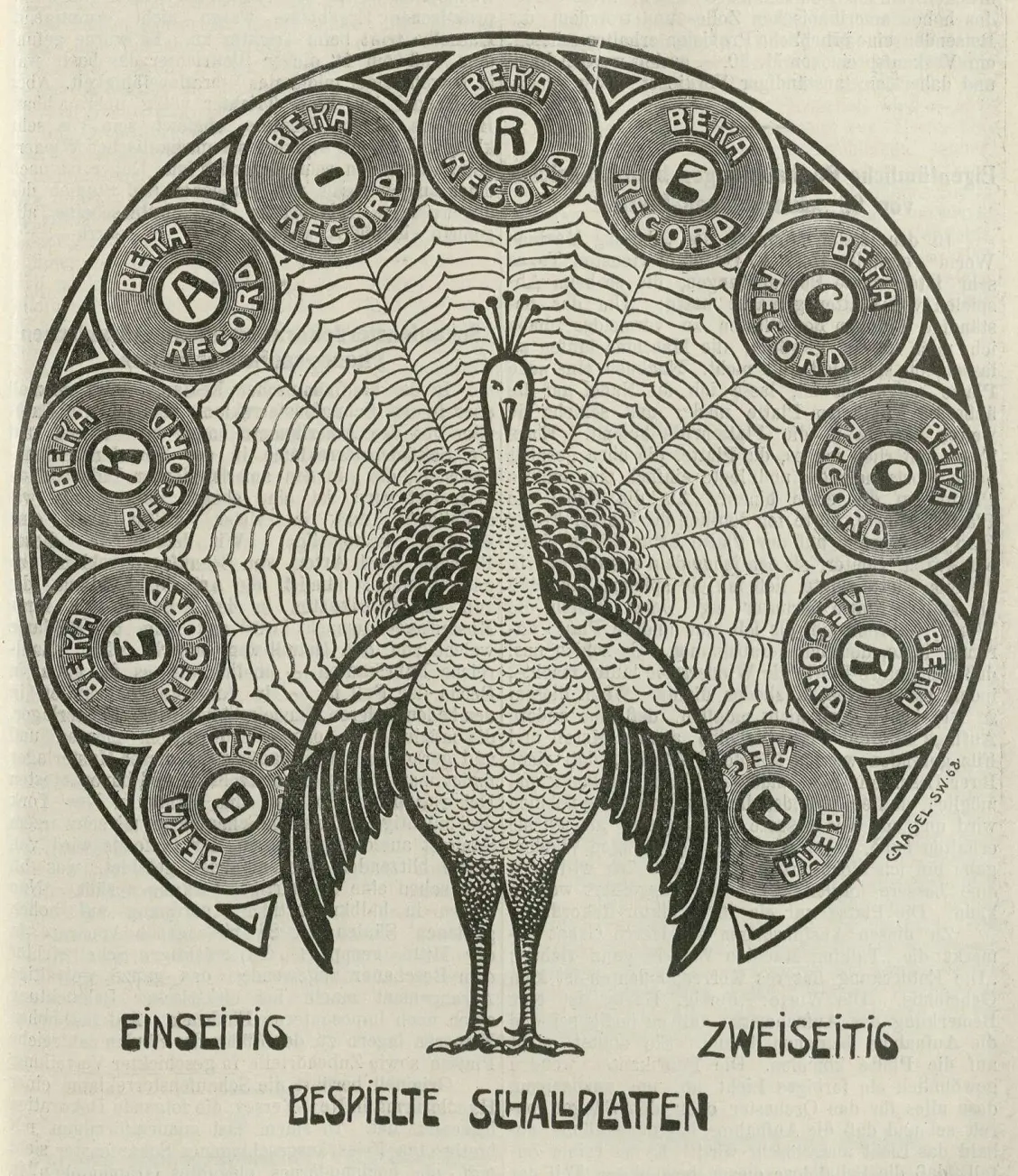 Inserat der Beka-Record (1905)