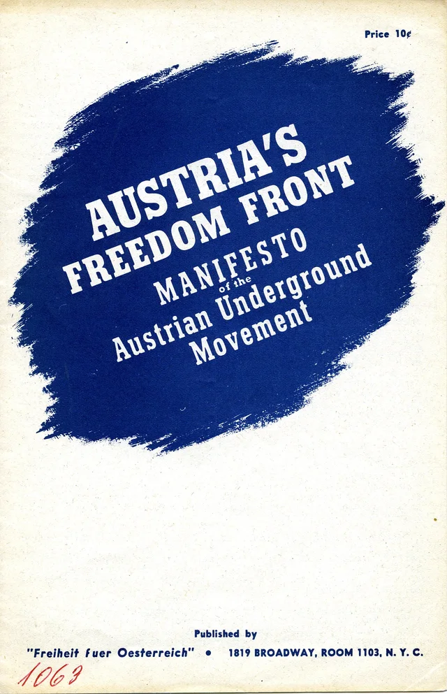 Programm der Austria's Freedom Front