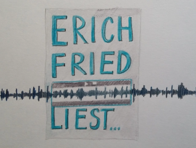 Zeichnung zum Thema Erich Fried