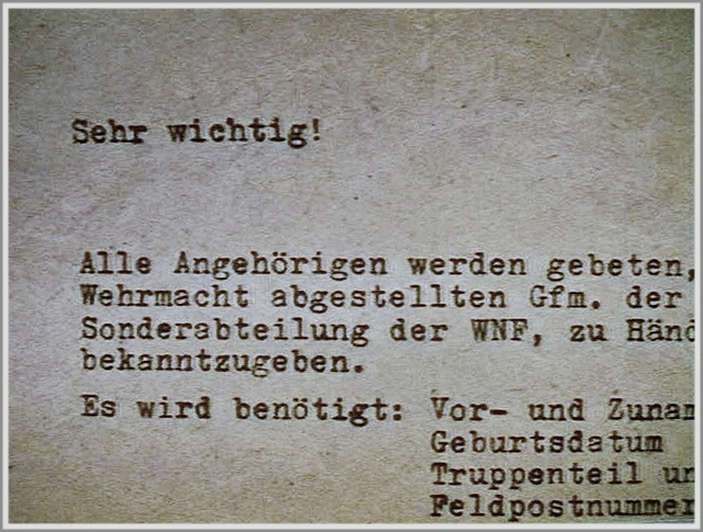 Brief aus Sammlung J.: Videostill aus Die Geschichte unseres Lebens