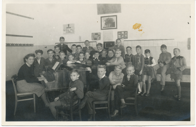 <p>Die Volksschulklasse von Gerhard Grom</p>