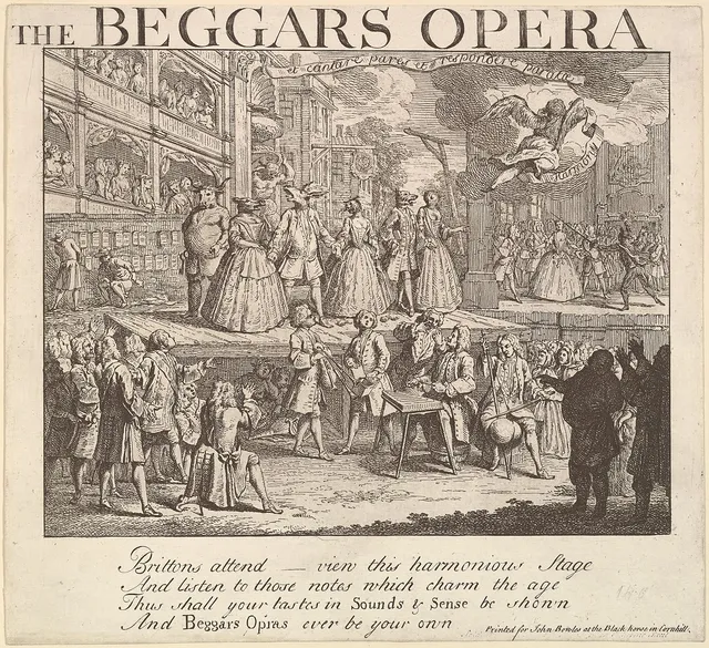 <p>Opernaufführung in England, 1728</p>