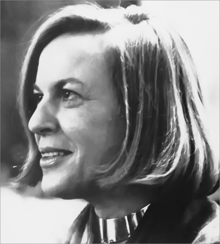 Fotografie von Ingeborg Bachmann aus 1971