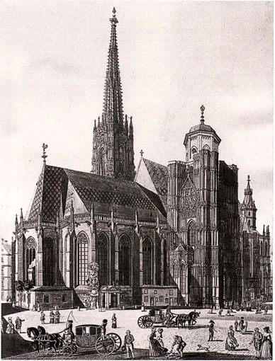 Stephansdom, Vienna (Carl Schütz, 1792)