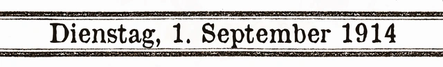 1. September 1914