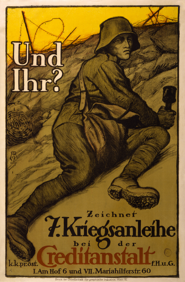 Kriegsplakat für die 7. österreich-ungarische Kriegsanleihe 1917