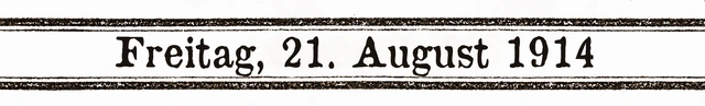 21. August 1914