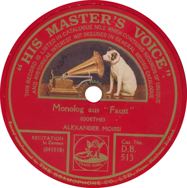 His Master’s Voice“ als Plattenlabel