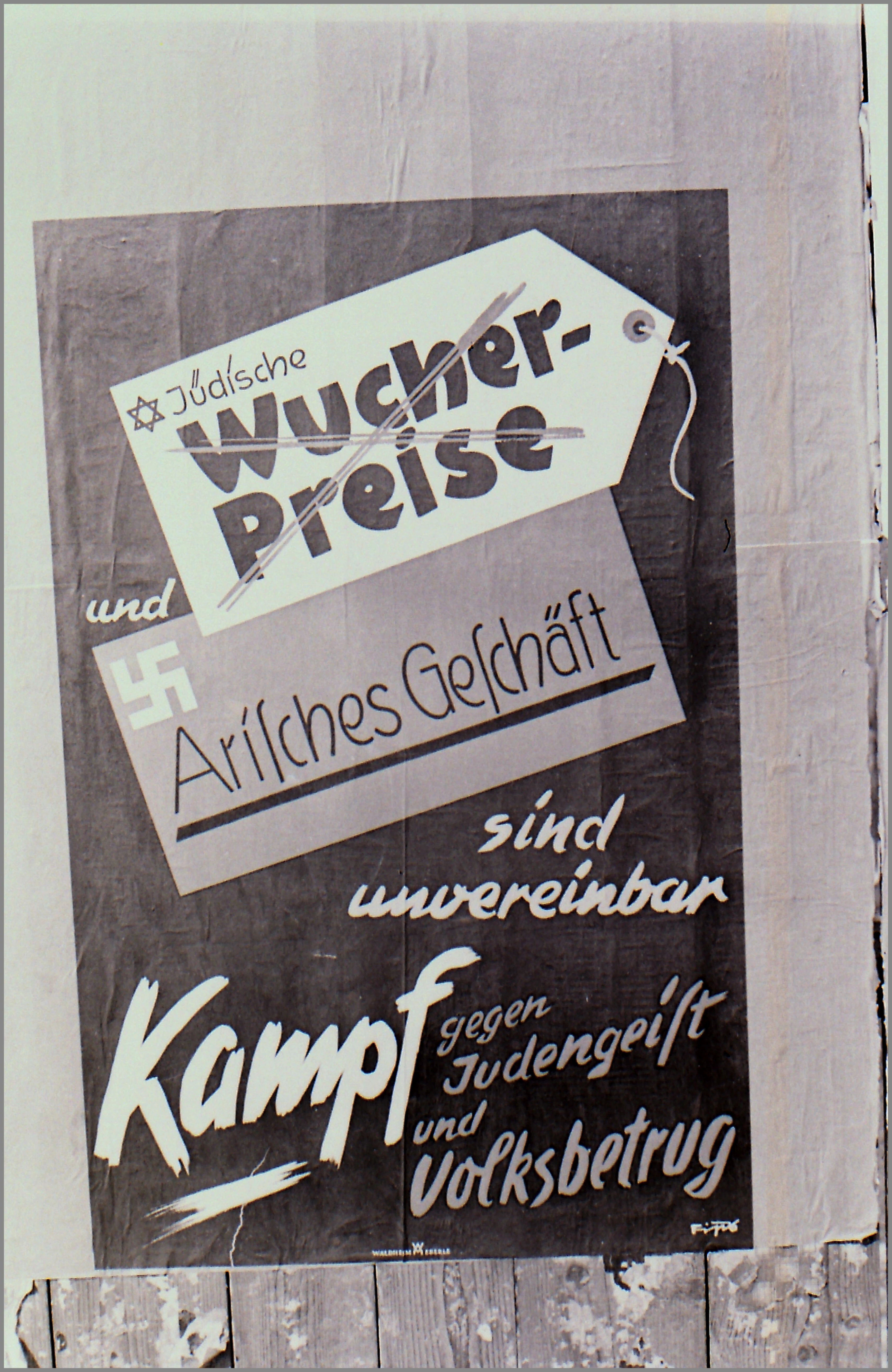 Antisemitisches Plakat