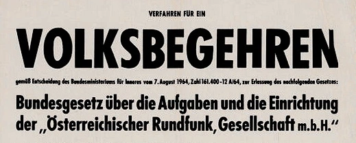 Rundfunkvolksbegehren 1964