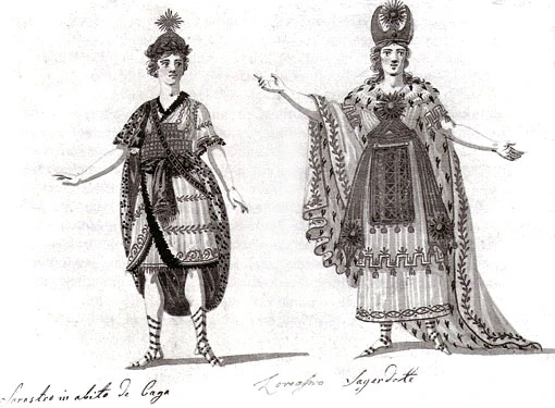 A costume design for the Sarastro