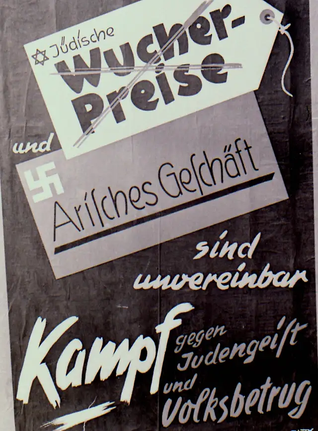 <p>Antisemitisches Propagandaplakat</p>